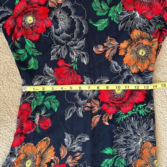 Aakkaa Floral Long Sleeve Maxi Dress | Size M - Picture 10 of 14